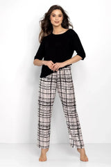 Momenti Per Me sleeves blouse and long pants womens pajamas  Adomoo
