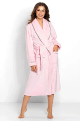 Momenti Per Me touch fabric - long sleeves womens bathrobe Adomoo