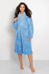 Momenti Per Me touch fabric womens bathrobe Adomoo