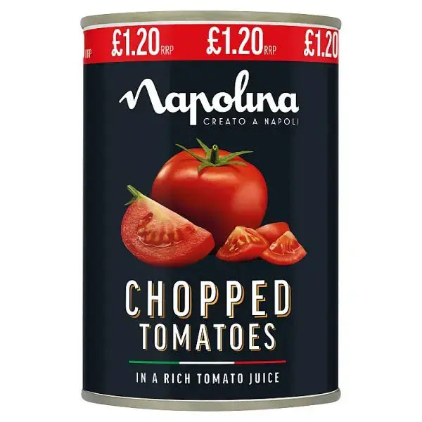 Napolina Chopped Tomatoes 400g (Case of 12)  Adomoo
