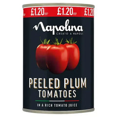 Napolina Peeled Plum Tomatoes 400g (Case of 12)  Adomoo