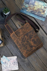 Natural leather bag model 191539 Galanter  Adomoo