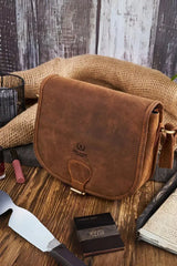 Natural leather bag model 193252 Galanter  Adomoo