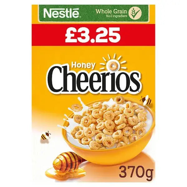 Nestle Cheerios Honey Cereal 370g (Case of 6) Adomoo