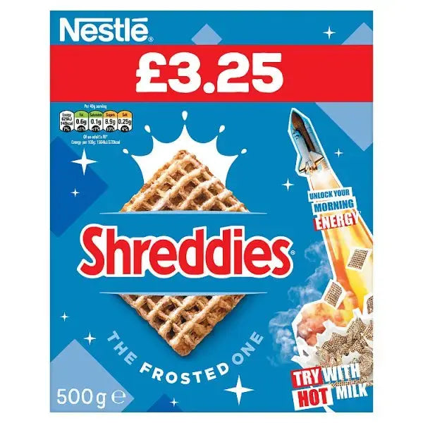 Nestlé Shreddies Frosted Cereal 500g Adomoo