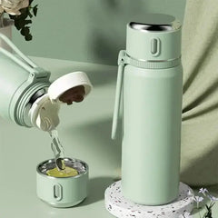 New 316 Stainless Steel Thermos Cup for Girls – Food-Grade Water Bottle for School, Kids & Students  Adomoo