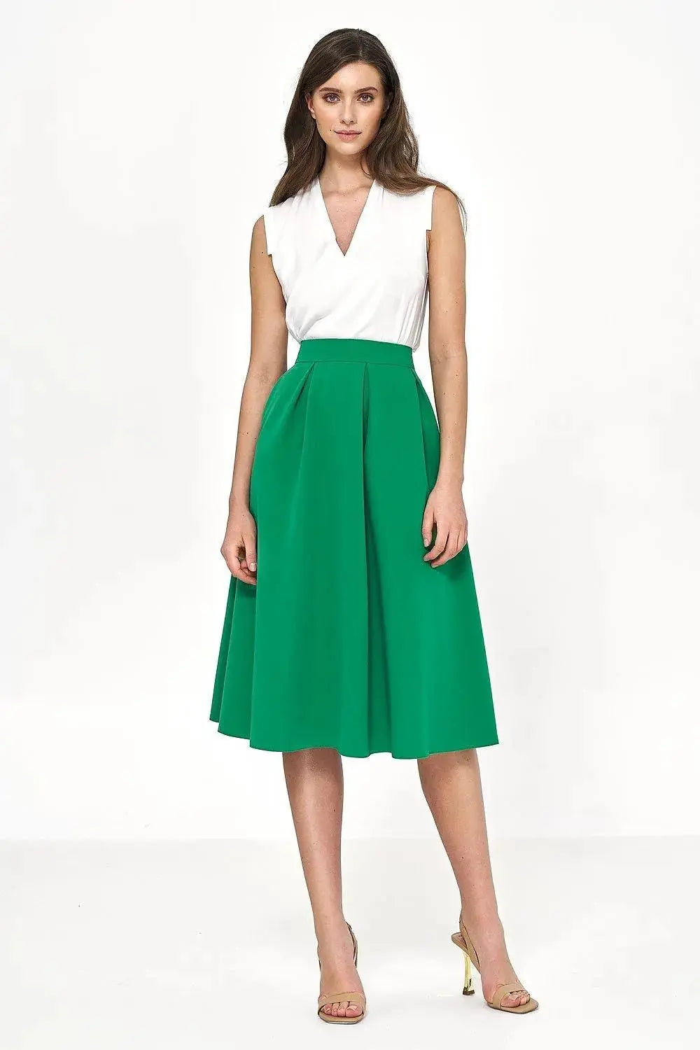 Nife soft-office look midi skirt  Adomoo