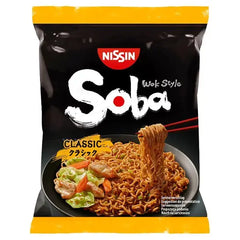 Nissin Soba Classic Instant Wok Style Noodles 109g (Case of 9) Adomoo