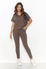Numinou elegant knitted shirt and long pants  Adomoo