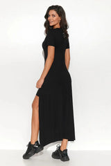 Numinou short sleeve and a heart neckline dress  Adomoo