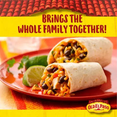 Old El Paso Burrito Kit Bean & Chilli Mild 620g (Case of 6)  Adomoo