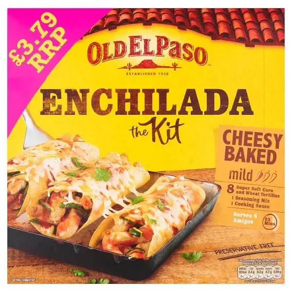 Old El Paso Enchilada the Kit Cheesy Baked 663g (Case of 4)  Adomoo