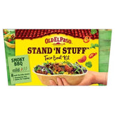 Old El Paso Stand 'N Stuff Smoky BBQ Taco Boat Kit 350g (Case of 4)  Adomoo