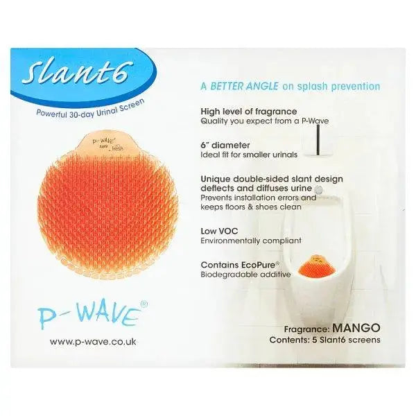 P-Wave 5 Slant6 Powerful 30-Day Urinal Screen  Adomoo