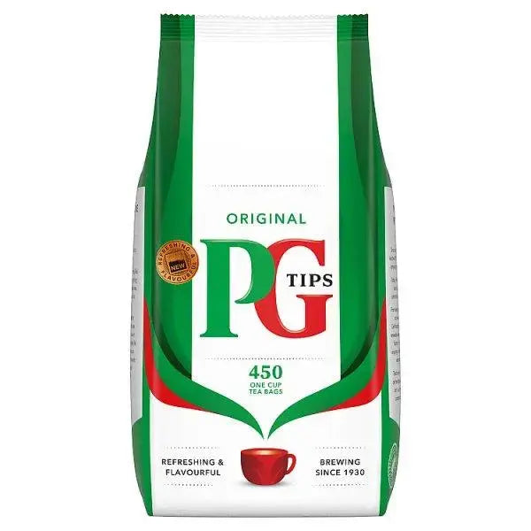 PG Tips 450 Original One Cup Tea Bags 900g  Adomoo