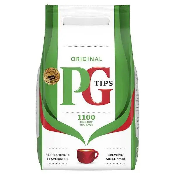 PG Tips Original 1100 One Cup Tea Bags 2.2kg  Adomoo