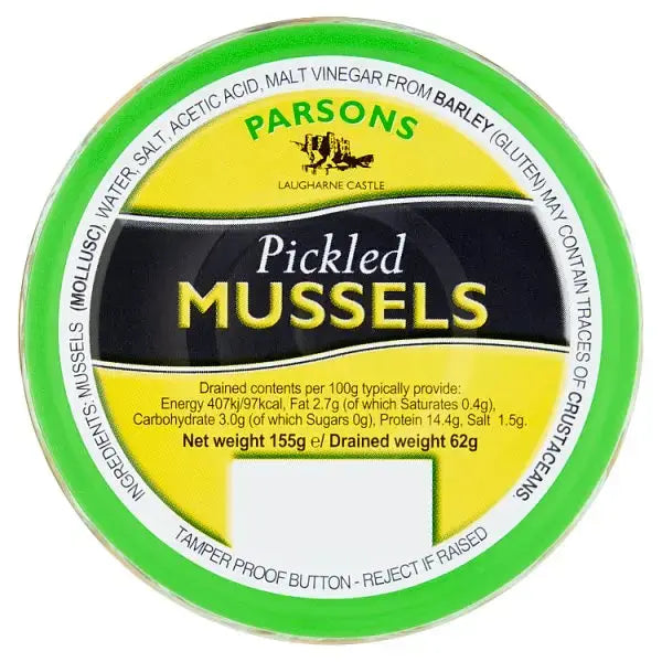 Parsons Pickled Mussels 155g (Case of 6)  Adomoo