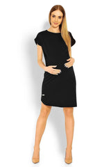 PeeKaBoo short sleeves pregnancy dress  Adomoo