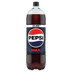 Pepsi Max No Sugar Cola Bottle PMP 2L (Case of 6)  Adomoo