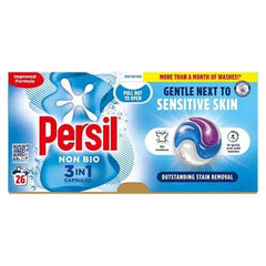 Persil 3 in 1 Washing Capsules Non Bio 26 washes (Case of 3)  Adomoo