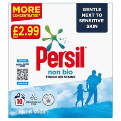 Persil Fabric Cleaning Washing Powder Non Bio 10 Wash (Case of 7)  Adomoo