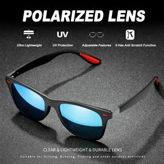 Polarized Night Vision Glasses for Drivers - PC Frame Sunglasses for Day and Night Vision in Outdoor Sports  Adomoo