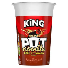 Pot Noodle King Pot Noodle Beef & Tomato 114 g (Case of 12) Adomoo