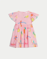 Pure Cotton Fruit Dress (2-8 Yrs)  Adomoo