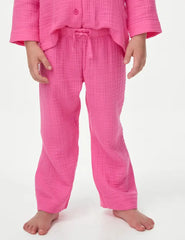 M&S Pure Cotton Pyjamas (1-16 Yrs)  Adomoo