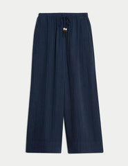 Pure Cotton Wide Leg Culottes  Adomoo