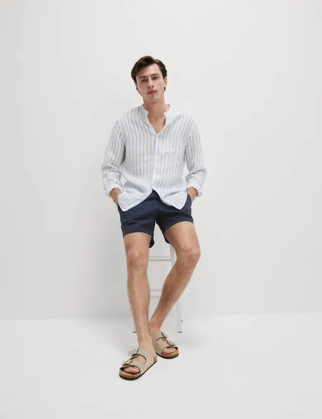 Quick Dry Plain Swim Shorts  Adomoo