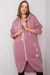 Relevance Womens sweatshirt with an extended cut  Adomoo