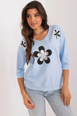 Relevance flower print blouse  Adomoo