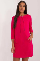 Relevance plain-cut sweatshirt dress  Adomoo