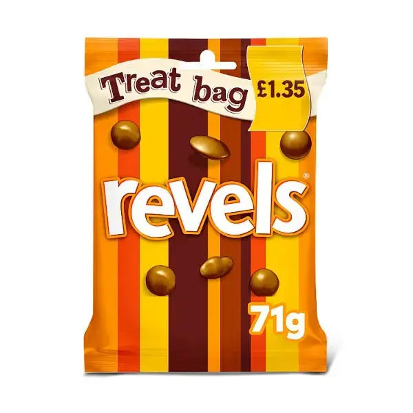 Revels Milk Chocolate with Raisins, Coffee or Orange Treat Bag (Case of 20)  Adomoo