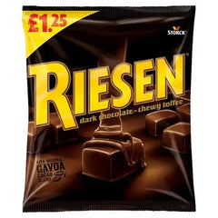 Riesen Dark Chocolate - Chewy Toffee 110g (Case of 12)  Adomoo