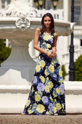 Roco Fashion floral pattern dress  Adomoo