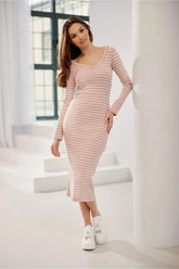 Roco Fashion high-quality knitted fabric eva dress  Adomoo