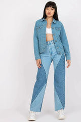 Rue Paris classic light blue denim jacket  Adomoo