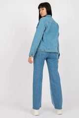 Rue Paris classic light blue denim jacket  Adomoo