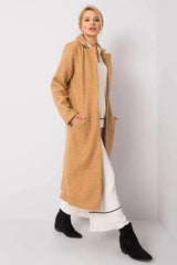 Rue Paris long sleeves, fastened womens coat  Adomoo
