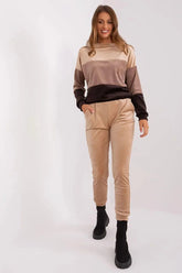 Rue Paris velour sweatshirt and pants  Adomoo
