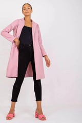 Rue Paris womens unlined, long-sleeved, unbuttoned coat  Adomoo