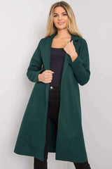 Rue Paris womens unlined, long-sleeved, unbuttoned coat  Adomoo
