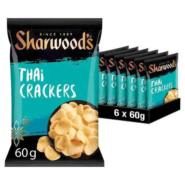 Sharwood's Oriental Thai Crackers 420g (Case of 6)  Adomoo
