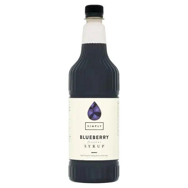 Simply Blueberry Flavour Syrup 1ltr  Adomoo
