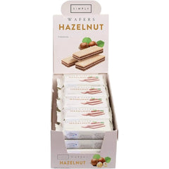 Simply Hazelnut Wafers 45g - Pack of 20  Adomoo