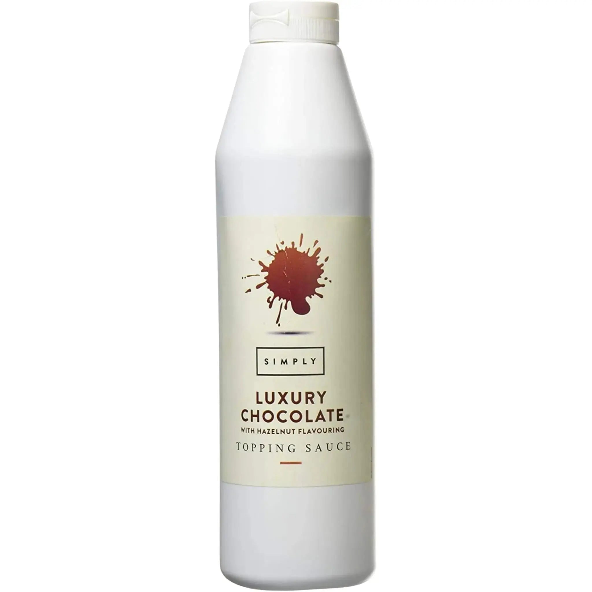 Simply Luxury Chocolate Topping Sauce with Hazelnut Flavouring  Adomoo