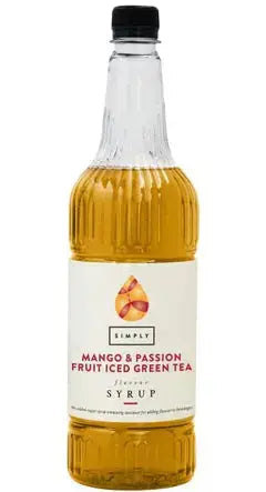 Simply Mango and Passion Fruit Iced Green Tea Syrup  Adomoo
