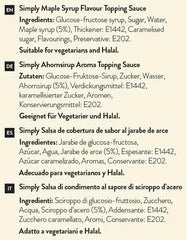 Simply Maple Syrup Topping Sauce  Adomoo